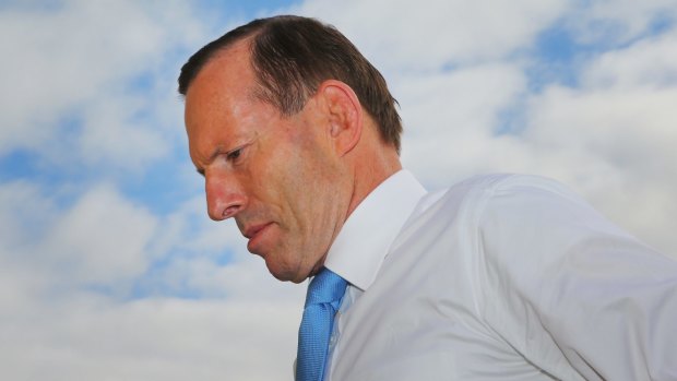 Pressure: Prime Minister Tony Abbott.