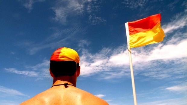 Lifesavers have reminded swimmers to swim between the flags.