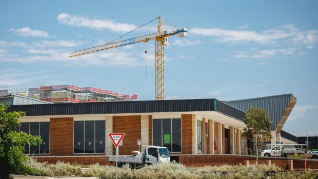 The Environment and Planning Directorate twice knocked back a development application for the Coombs shopping centre, citing noise problems and an unattractive design, before finally approving it in 2016.