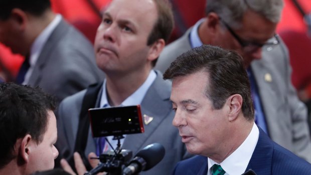 President Donald Trump's then-Campaign Chairman Paul Manafort in July 2016.