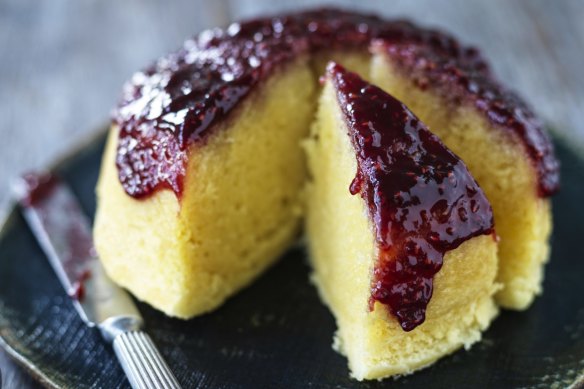 Vanilla puddings show off your best berry preserves.