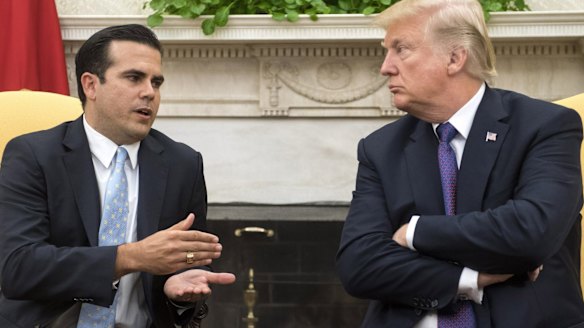 Donald Trump gives Puerto Rico response a grade of 10 out of 10