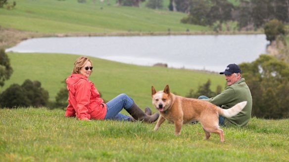 Deborah O'Connor and her husband Fergus are delighted at the state government's fracking ban. 