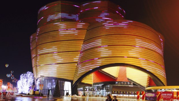 Out of this world: At the Wanda Movie Park, visitors can go on rides simulating Chinese space exploration.