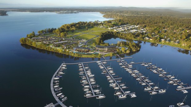 Trinity Point is a master-planned marina community.