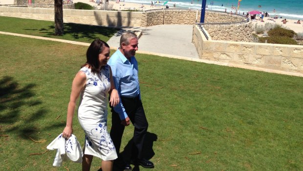 Ms Harvey (pictured with Premier Colin Barnett) will replace Kim Hames who announced he would step down from the deputy role ahead of his retirement.