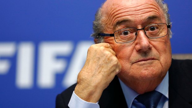 Big wig: It's time to bury the hatchet with Sepp Blatter's FIFA.  