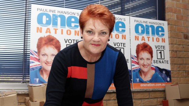 Pauline Hanson.