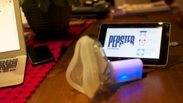 The Pepster connected to a tablet. 