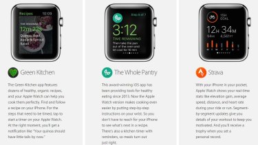 The Whole Pantry app was included on the "coming soon" Apple Watch list but has since been pulled.