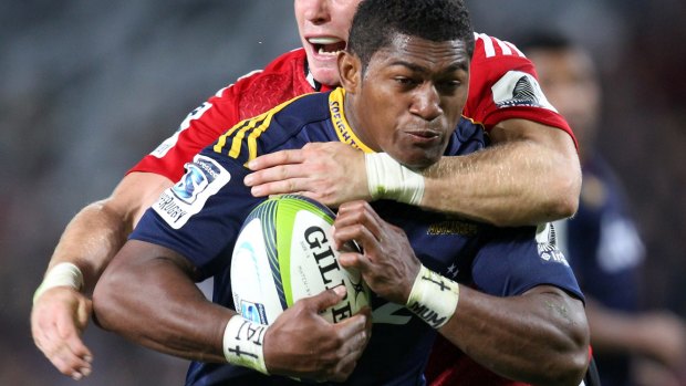 Flying start: Waisake Naholo will play on the wing for the All Blacks.