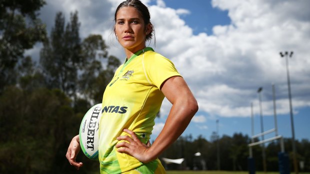 Dual international: Charlotte Caslick has represented Australia at rugby sevens and Touch Football Australia.