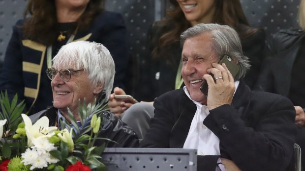 Bad call: The WTA has slammed the inclusion of Ilie Nastase (right) in official proceedings at the Madrid Open.