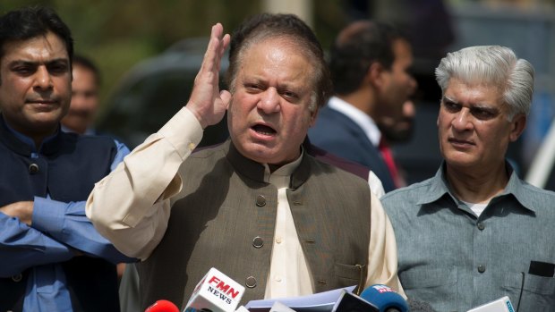 Pakistani Prime Minister Nawaz Sharif in June.