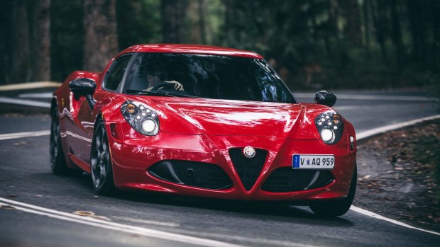 Bringing sexy back: the Alfa Romeo 4C.