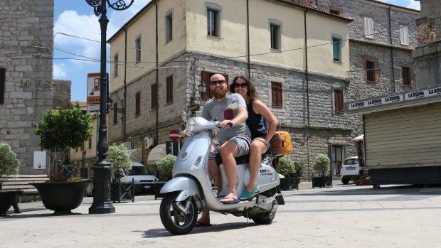 Sardinia is paradise for two small wheels. 