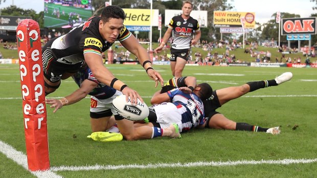 Different line: Dallin Watene-Zelezniak was caught up in an altercation while volunteering as a touch judge at a local junior football match.