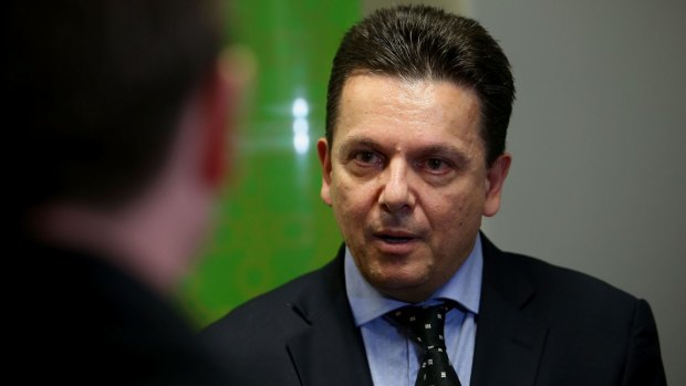 "I've brought the big parties together – their duopoly is under attack.": Nick Xenophon.