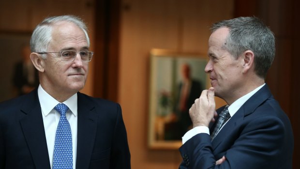 Prime Minister Malcolm Turnbull and Opposition Leader Bill Shorten.