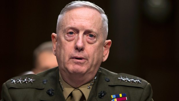 Defence secretary pick James "Mad Dog" Mattis. Legislation will be needed for him to overcome the seven-year ban on military figures serving in cabinet.