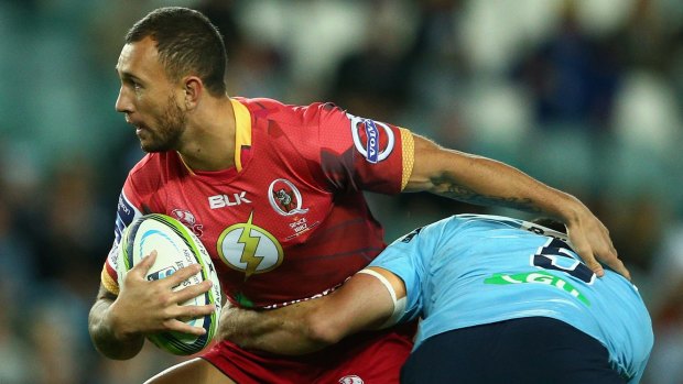Another injury: Quade Cooper playing against the Waratahs.