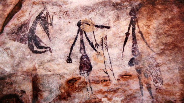Subtle vandalism: You won't find any rock art depicting Jar'Edo Wens on the walls of caves in the Kimberley.