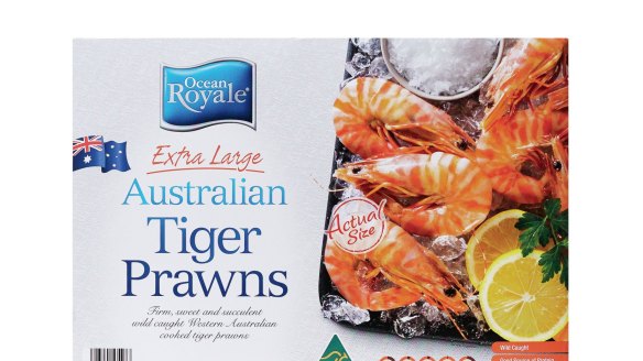 Frozen Extra Large Tiger Prawns 1.5kg, $39.99, 7.5/10