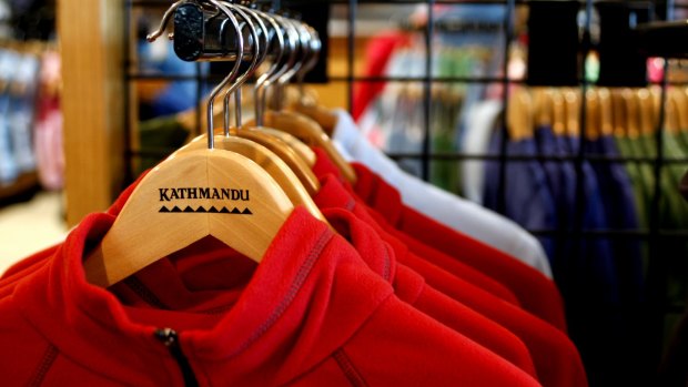 Kathmandu shares fell following its disappointing Christmas sales. 