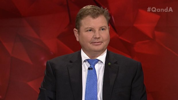'I actually still feel crook in the guts' ... Liberal MP Craig Laundy was one of the panellists sickened by Four Corners' report on NT child detention abuse.