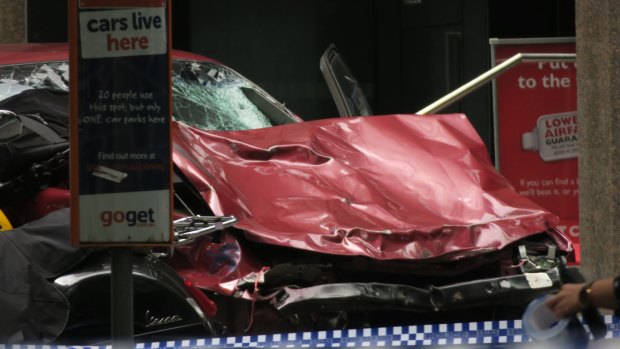 Prior to the incident the driver was reportedly seen doing burnouts.