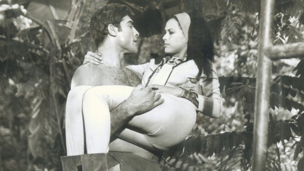 <i>Tarzan and the Jungle Boy</i> ... Mike Henry and  Alizia Gur in 1967.   