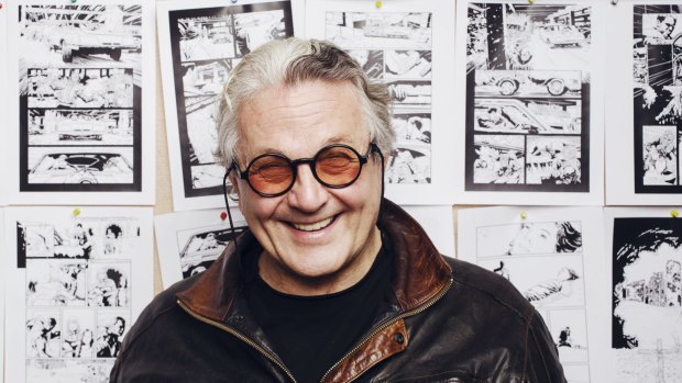 Dreamer: George Miller at his office in Sydney. 