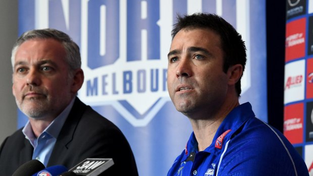 Job only half done: The Kangaroos have re-signed Brad Scott.