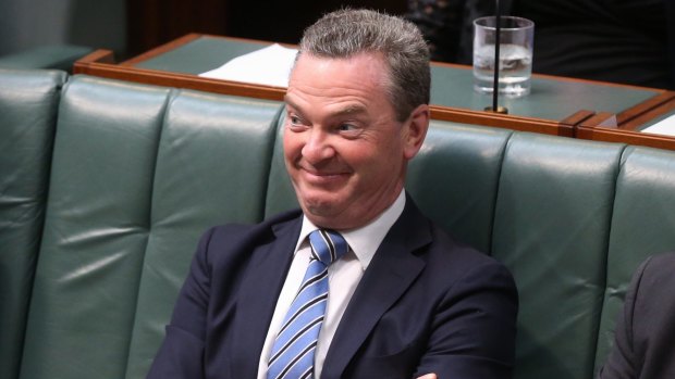 Leader of the House Christopher Pyne. 