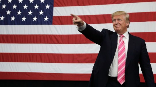 Question of temperament: Republican presidential candidate Donald Trump.