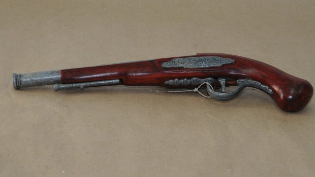 Police believe this gun is linked to the shooting of a police officer in Moonee Ponds on July 7.