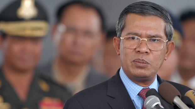 Cambodian Prime Minister Hun Sen.