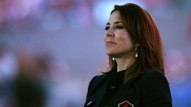 Denmark's Princess Mary attends the opening ceremony of the Rio Olympics.