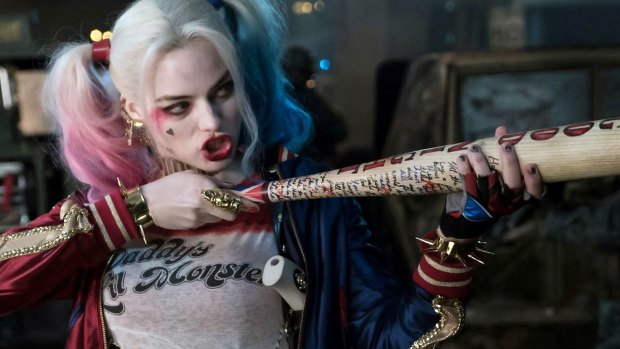 Margot Robbie as the latest incarnation of Harley Quinn in <i>Suicide Squad</i>.
