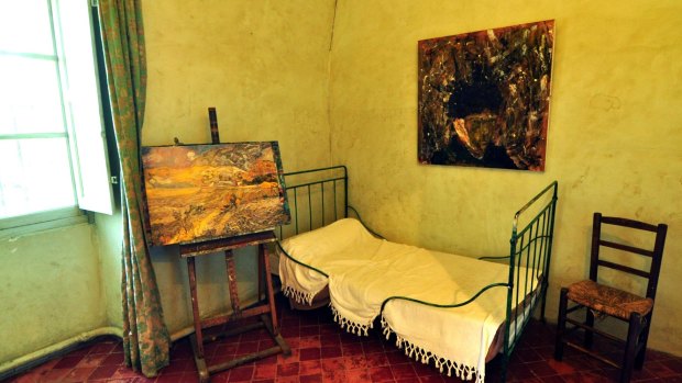 Van Gogh's room at the hospital at Saint-Paul de Mausole in Saint-Remy-de-Provence.