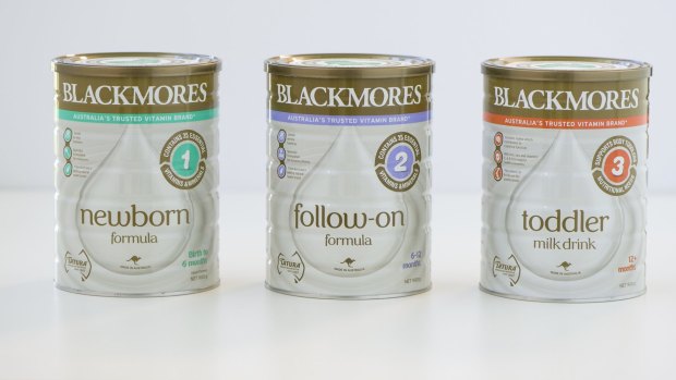 Blackmores lists new infant formula on Australian and Chinese websites 