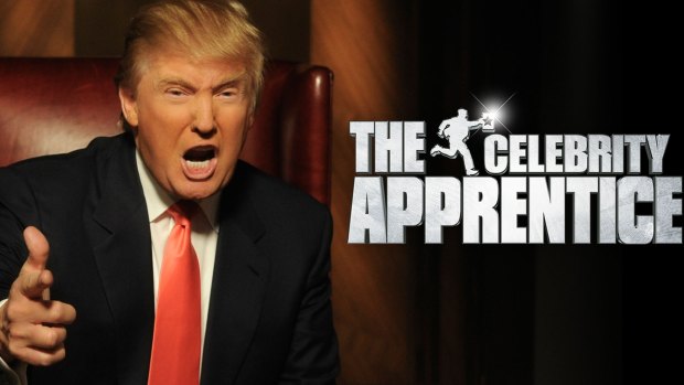 Trump firing a contestant on the television show, The Apprentice.