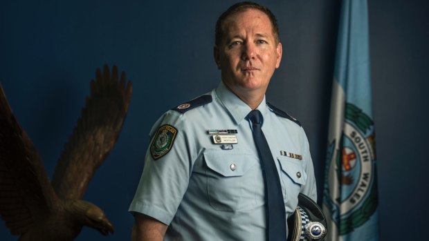 The new NSW Police Commissioner Mick Fuller.