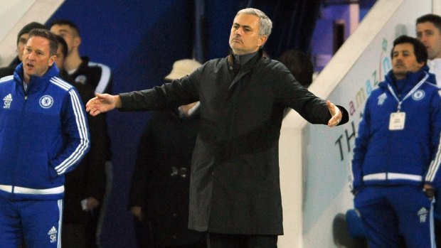 Under fire: Chelsea manager Jose Mourinho.