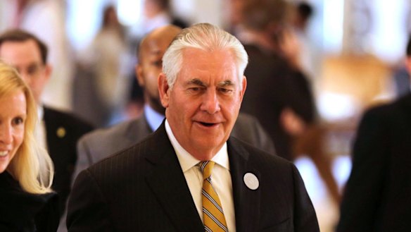 US Secretary of State Rex Tillerson.