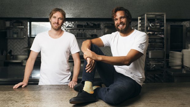 Two Blue Ducks' Darren Robertson and Mark Labrooy have big plans for the old Kitchen by Mike restaurant. 