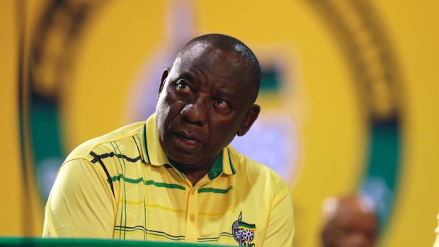Front runner and Deputy President, Cyril Ramaphosa.