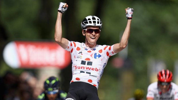 French rider Warren Barguil claims stage 13 for Team Sunweb on Bastille Day.