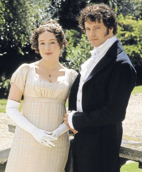 Colin Firth and Jennifer Ehle in <i>Pride and Prejudice</i>.