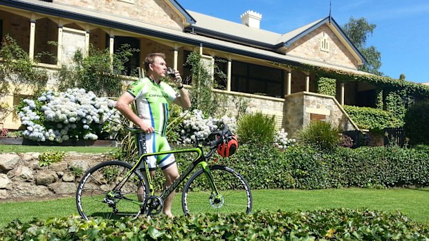 Stephen Lacey combines pedaling with pinot on a preview of Stuart O'Grady's private Tour Down Under. 